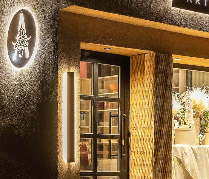 Interior and exterior design of Amavi Artisan Flowers by Ileri Architecture